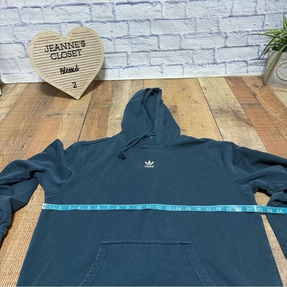 adidas Originals Women's Adicolor Essentials Fleece Hoodie size M arctic night - Picture 7 of 14